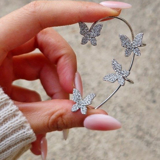 Twinkling Wings Diamond Earrings