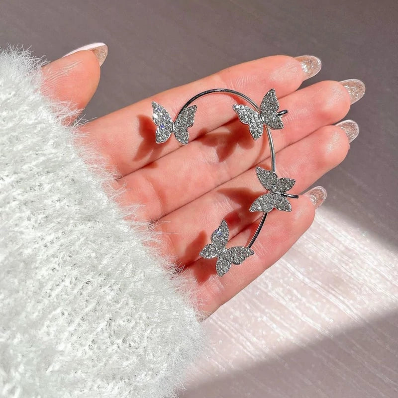 Twinkling Wings Diamond Earrings