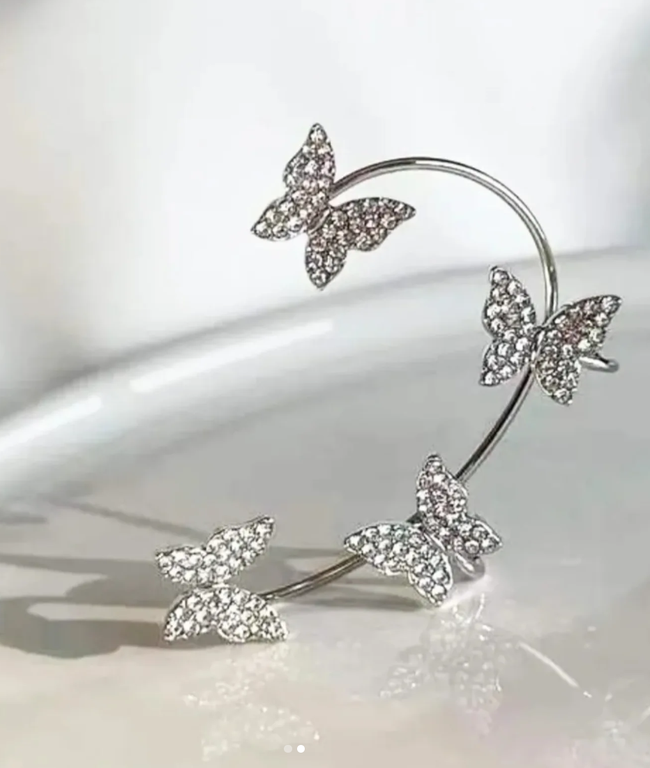 Twinkling Wings Diamond Earrings