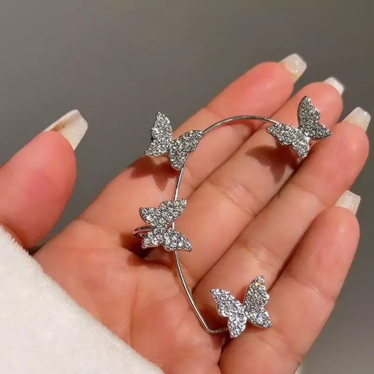 Twinkling Wings Diamond Earrings