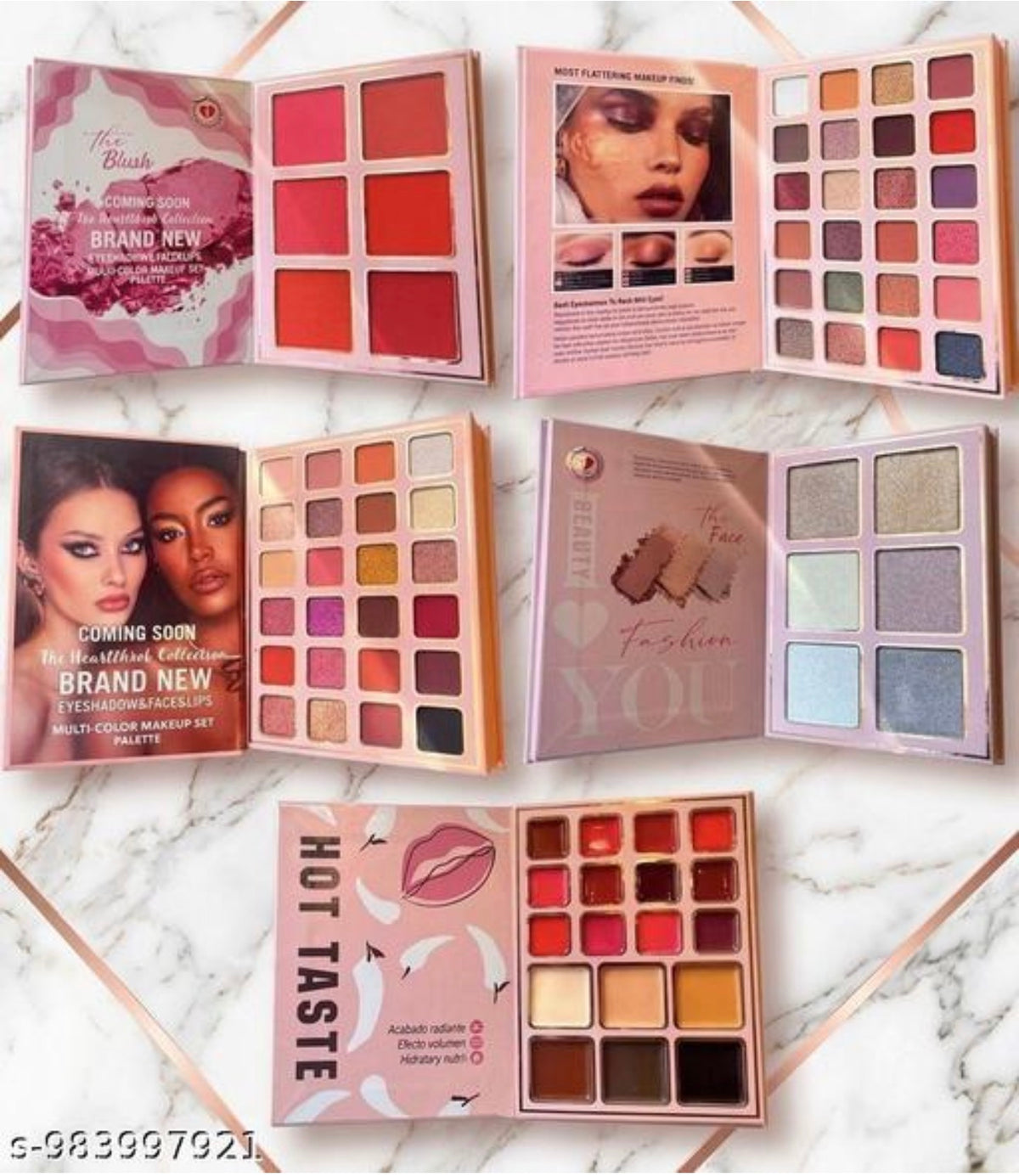 Fashion Multi-Color Eyeshadow, Face & Lip Makeup Palette