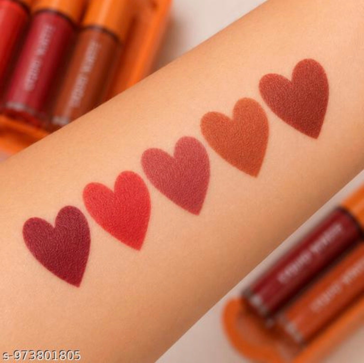 5-Shade Liquid Matte Lipstick Set