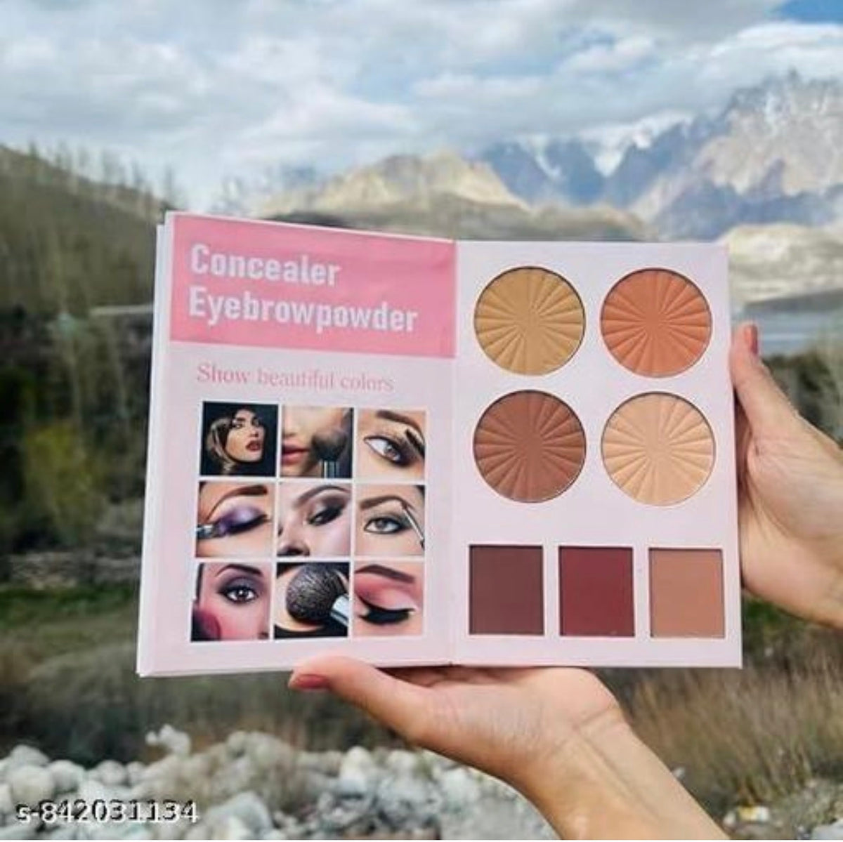 4-in-1 Multi-Shade Makeup Book Palette