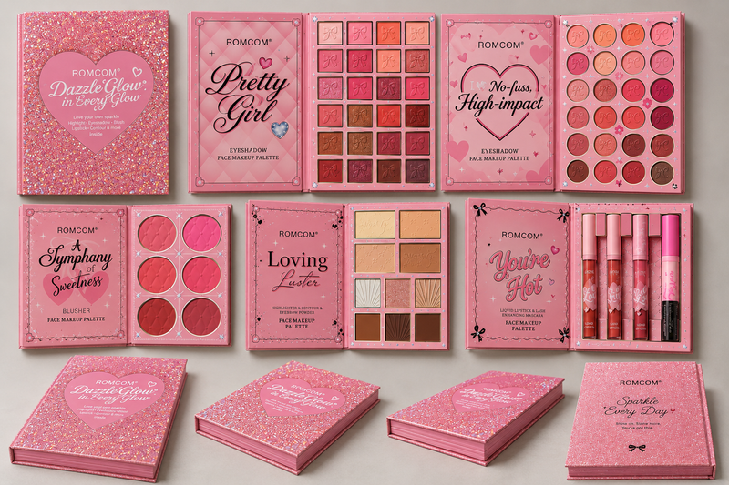 ROMCOM All-in-One Makeup Palette – Pink Edition